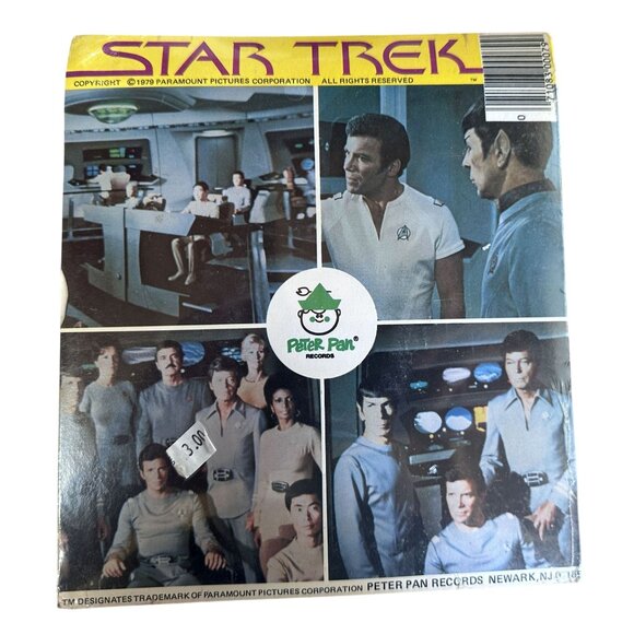 Star Trek Record Set 4 Records The Original Series Peter Pan Records 1979 - Picture 10 of 10